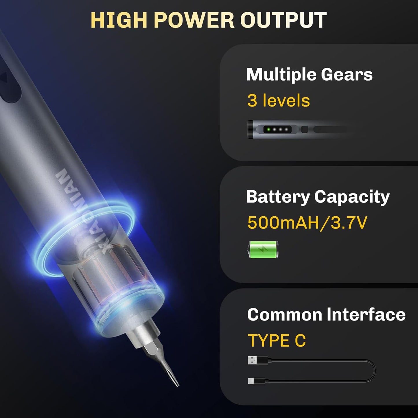 Trekona® 50-in-1 Mini Electric Screwdriver