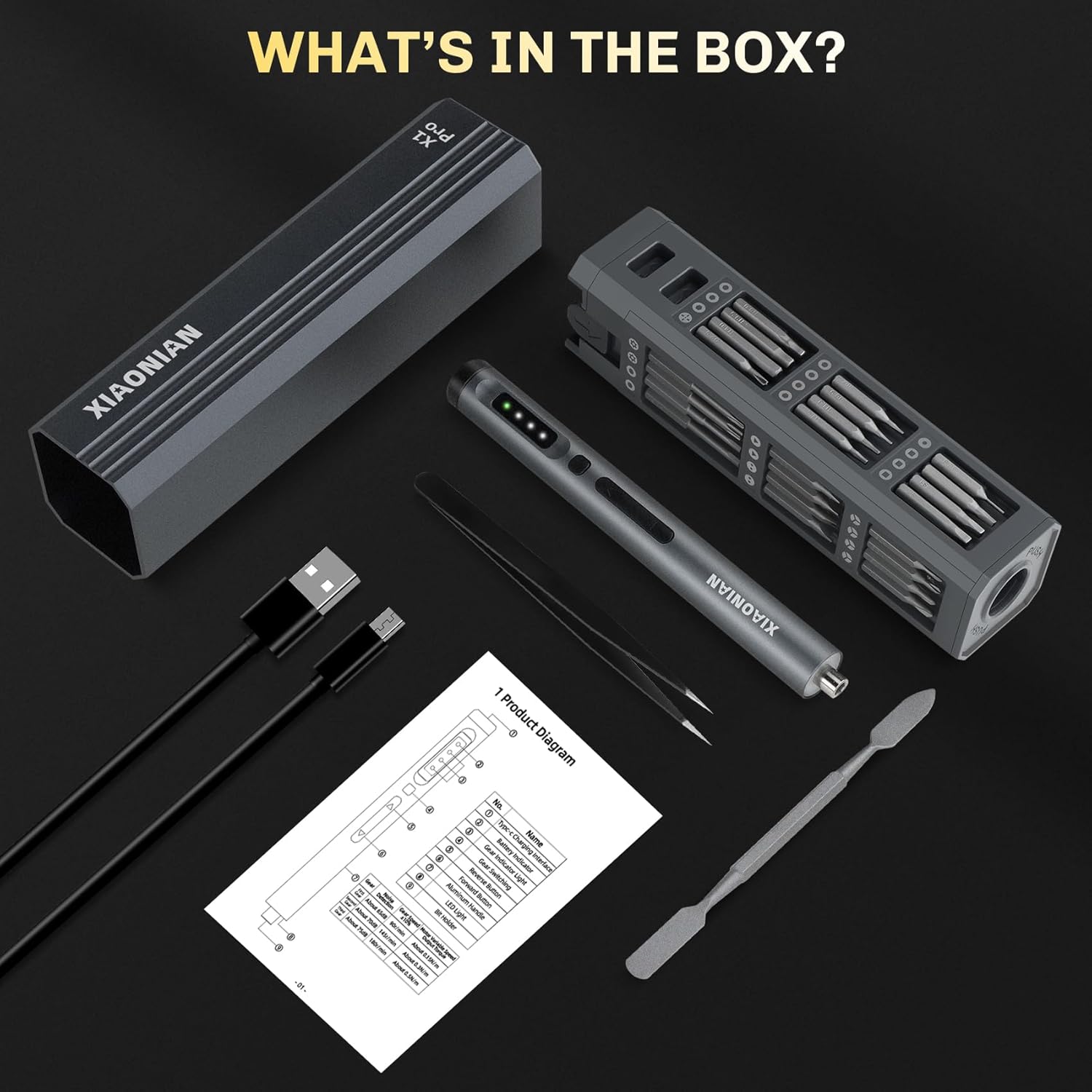 Trekona® 50-in-1 Mini Electric Screwdriver